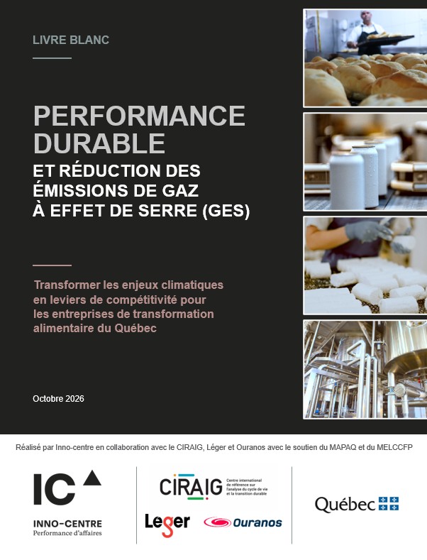 Couverture du livre blanc — Performance durable et réduction des émissions de GES